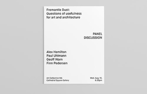 Fremantle Dust: Questions of Usefulness for Art and Architecture