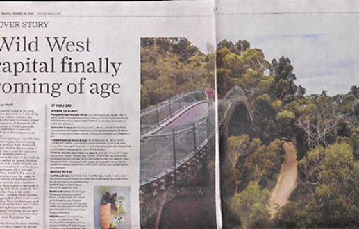 LotteryWest Federation Walkway in The San Fransisco Chronicle