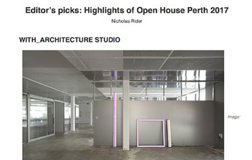 With_ Architecture and Design Editors pick for Open House 2017